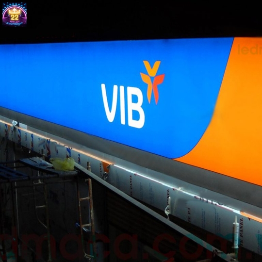 BẢNG HIỆU BẠT KHÔNG GÂN NGÂN HÀNG VIB LED SIÊU SÁNG